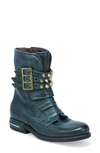 As98 Taylen Studded Bootie In Teal