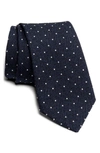 Jack Victor Pin Dot Tie In Navy