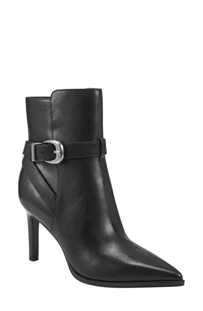 Marc Fisher Ltd Rafia Pointed Toe Bootie In Black 001