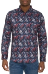 ROBERT GRAHAM ROBERT GRAHAM CASELLA SATEEN BUTTON-UP SHIRT