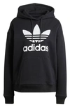 ADIDAS ORIGINALS TREFOIL COTTON FRENCH TERRY HOODIE