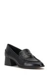Vince Camuto Women's Carissla Tailored Loafer Flats In Black Leather