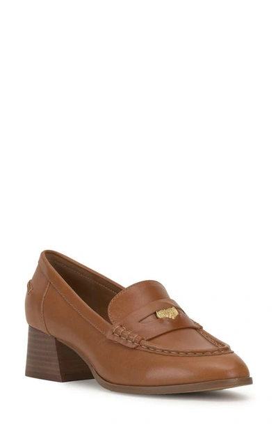 Vince Camuto Women's Carissla Tailored Loafer Flats In Golden Walnut