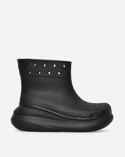 Crocs Classic Crush Boots In Black