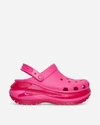 Crocs Classic Mega Crush Clogs In Pink