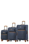 Champs Classic Ii Luggage 3-piece Set In Navy
