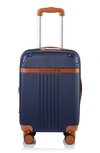 Champs Vintage Carry-on Hardside Spinner In Navy
