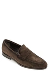 To Boot New York Men's Ronny Suede Penny Loafers In Softy Ebano