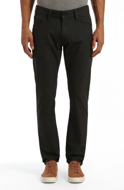 34 Heritage Verona Slim Fit Five-pocket Pants In Smoke Elite Check