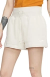 Nike Women's  Sportswear Phoenix Fleece High-waisted Loose Shorts In Light Orewood Brown/sail