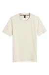 Hugo Boss Tessler Pinstripe T-shirt In Open White