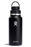Hydro Flask 32-ounce Wide Mouth Water Bottle With Flex Chug Cap In Black