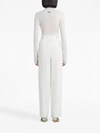 Marni Viscose Trousers In White