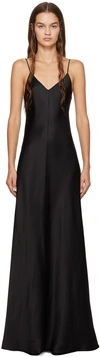 THE ROW BLACK GUINEVERE MAXI DRESS