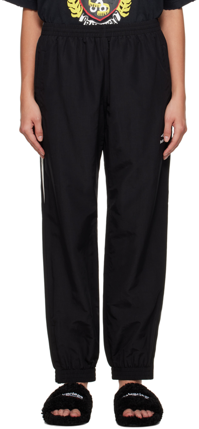 Balenciaga 3b Sports Icon Nylon Track-pants In Black