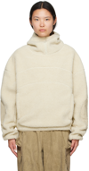 ENTIRE STUDIOS OFF-WHITE FLUFFY HOODIE