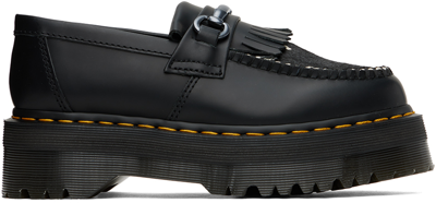 Dr. Martens' Black Adrian Snaffle Loafers In Black Smooth & Cow P