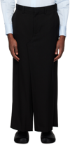 DOUBLET BLACK LAPPED TROUSERS