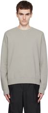 SOLID HOMME GRAY CREWNECK SWEATER