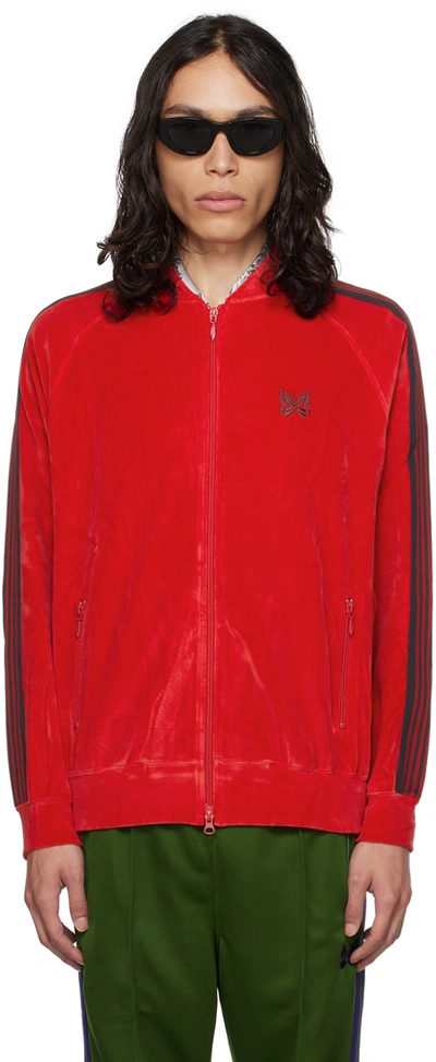 Needles Red Embroidered Track Jacket