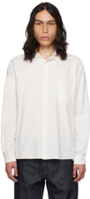 Ymc You Must Create Curtis Long-sleved Shirt In White