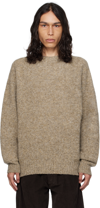 Ymc You Must Create Earth Jets Knit Jumper In 20-natural