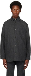 NANUSHKA GRAY & BLACK MATIZE SHIRT