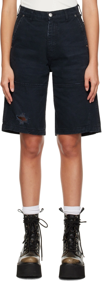 Rhude Black Painter Shorts