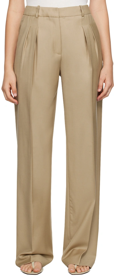 Loulou Studio Beige Sbiru Trousers