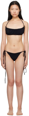 BINYA BLACK SELF-TIE BIKINI