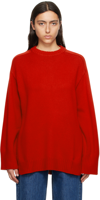 Loulou Studio Baltra Cashmere Sweater In Red