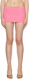 Binya Pink Retorno Miniskirt In Candy