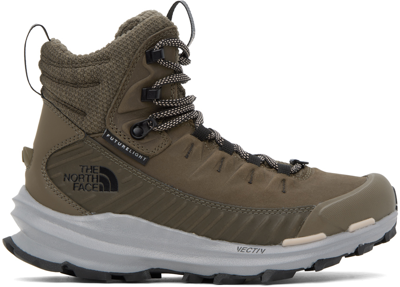 THE NORTH FACE BROWN VECTIV FASTPACK BOOTS