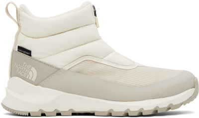 The North Face White Thermoball Progressive Zip Ii Boots In 32f Gardenia White/s