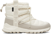 The North Face White Thermoball Lace-up Boots In Gardenia White/silver Grey