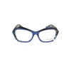 ALAIN MIKLI ALAIN MIKLI WOMEN'S BLUE METAL GLASSES