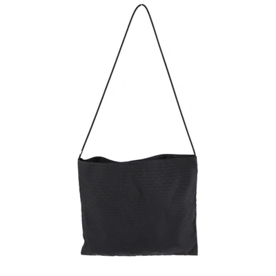 Dior Black Canvas Shoulder Bag ()