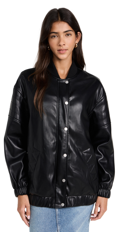 Avec Les Filles Bomber Jacket In Black