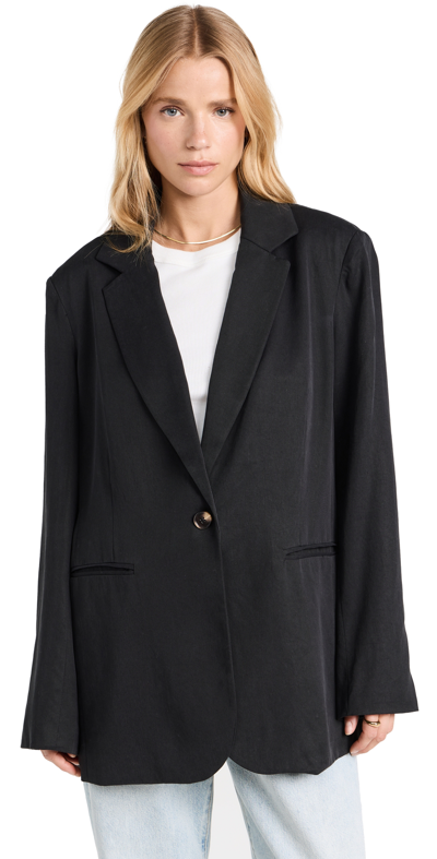 Reformation Classic Relaxed Blazer In Black