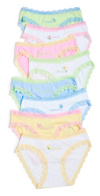 STRIPE & STARE FRENCH DAYS OF THE WEEK KNICKER 8 PACK MULTI
