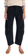 Nili Lotan Shon Cotton-blend Twill Tapered Pants In Dark Navy