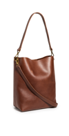 Madewell Transport Bucket Bag In Warm Cinnamon