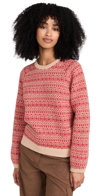 DEMYLEE TALIYAH SWEATER BISCUIT / SCARLET RED