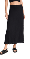 LE KASHA PANASIE CASHMERE SKIRT BLACK