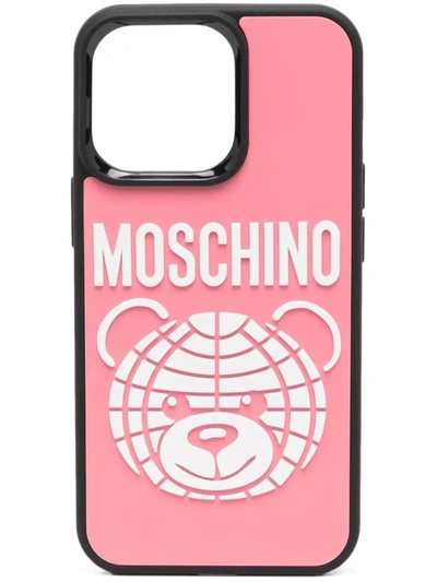 Moschino Iphone 13 Pro Teddy Bear 手机壳 In Purple