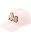 Palm Angels Bear Patch Baseball Cap In Purple