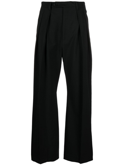 Barena Venezia High-waisted Tailored-cut Trousers In Black