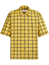 Marni Short-sleeve Checked Shirt In Multicolor