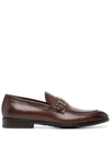 BARRETT BUCKLE-DETAIL LEATHER LOAFERS