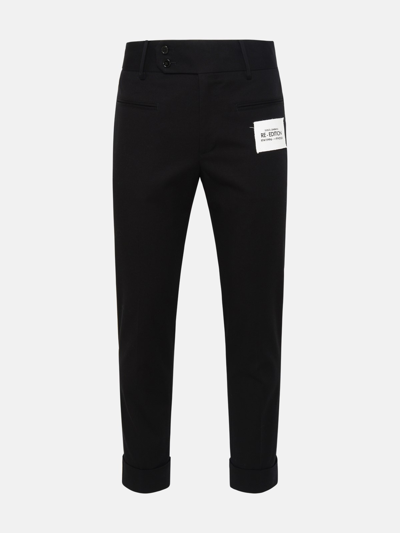 Dolce & Gabbana Black Cotton Pants